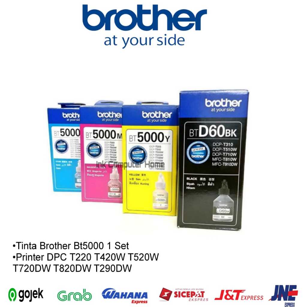 Tinta brother bt5000 original for Printer DCP-T220 T420W T720DW