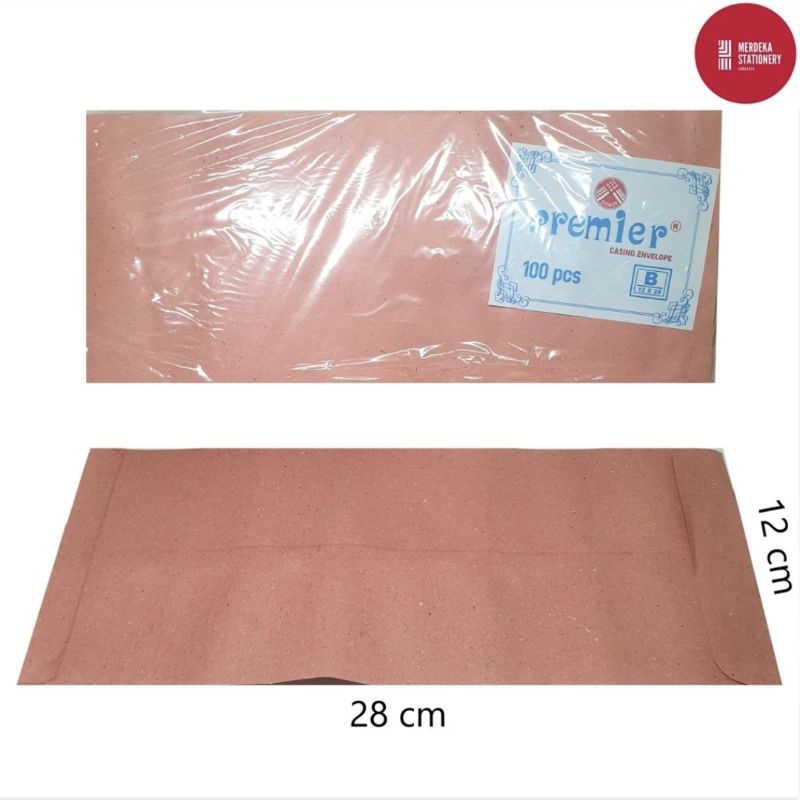

Amplop/Envelope/Surat Coklat Premier Casing B 12x28cm