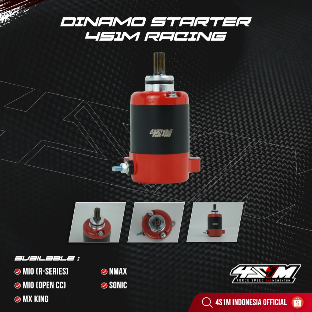 DINAMO STARTER 4S1M RACING MIO(R-SERIES DAN OPEN CC)/MX KING/NMAX/SONIC