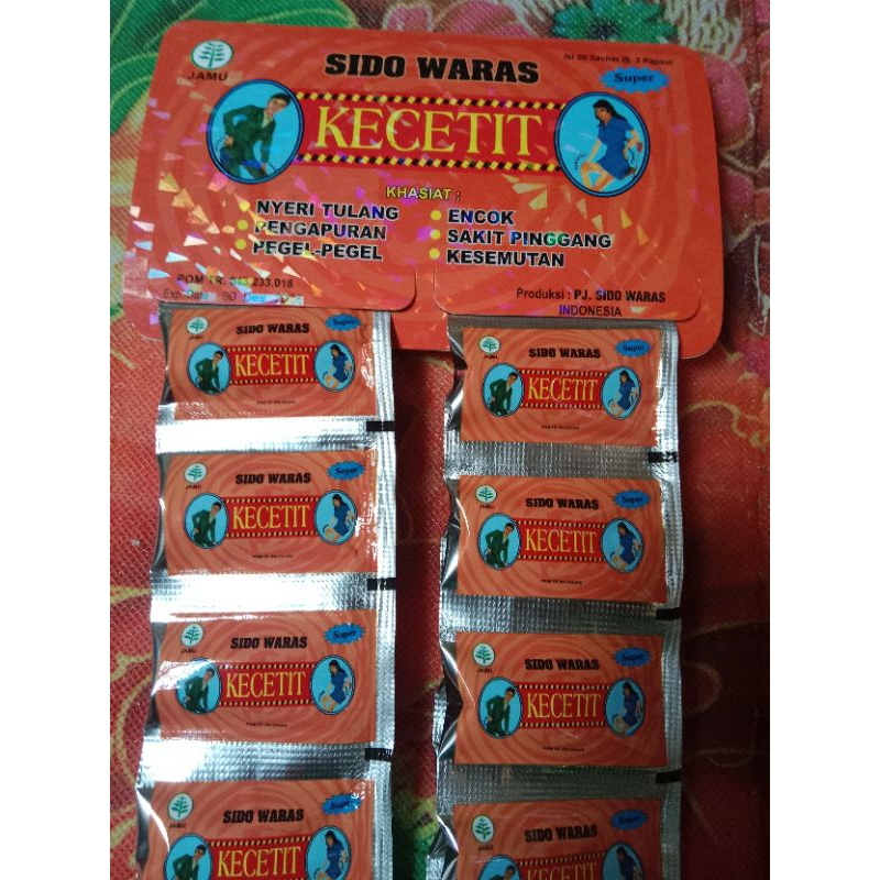 SIDO WARAS (KECETIT) KAPSUL HERBAL100%ORIGINAL