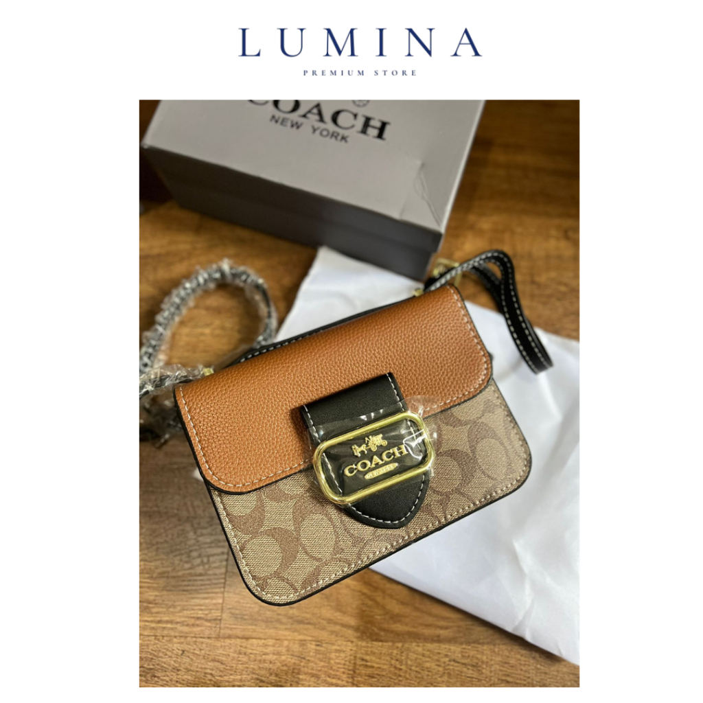 [LUMINA STORE] Coach Signature Morgan Sling Bag -  Tas wanita kulit selempang terbaru