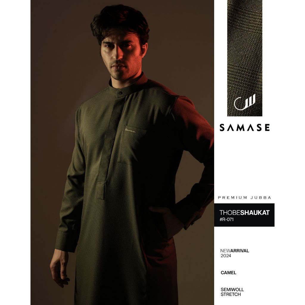 [BISA COD] JUBBA THOBE SHAUKAT R071 BY SAMASE / JUBBA PREMIUM