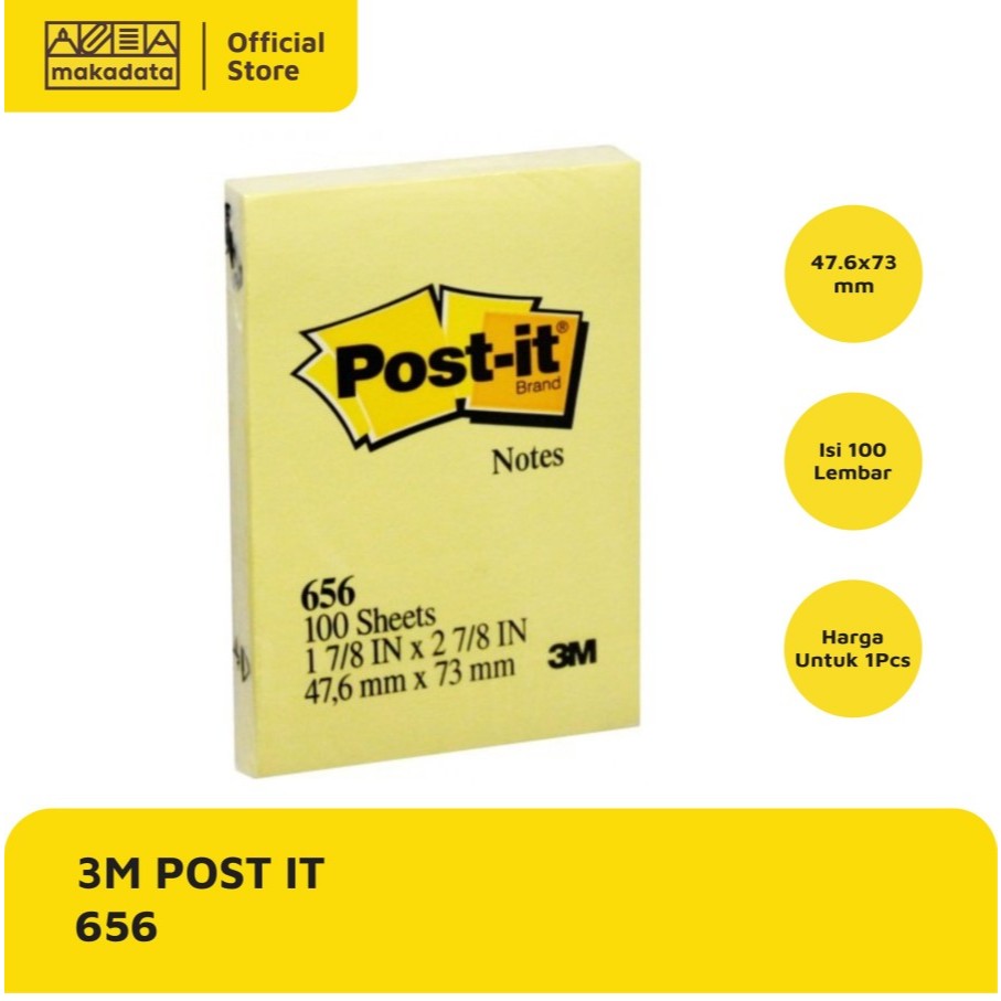 

MEMO STICK | STICKY NOTE | POST IT 3M 656 (1PCS)