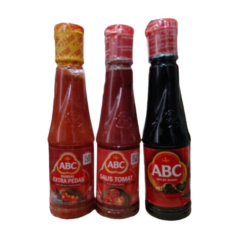 

Saus Extra pedas Botol Abc 130 ml, Kecap botol Abc 135ml