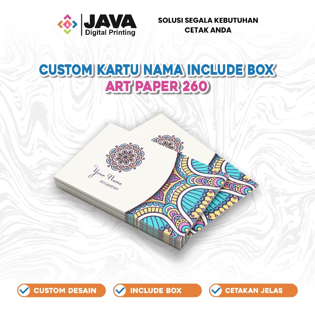 

Kartu Nama 1 Box Isi 100 pcs / Cetak Kartu Nama 1 Hari Jadi / Cetak Custom Kartu Nama 2 Sisi