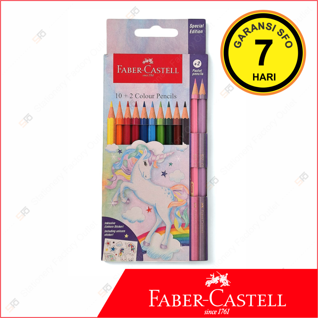 

Pensil Warna Cewek Faber Castell isi 12 - Unicorn