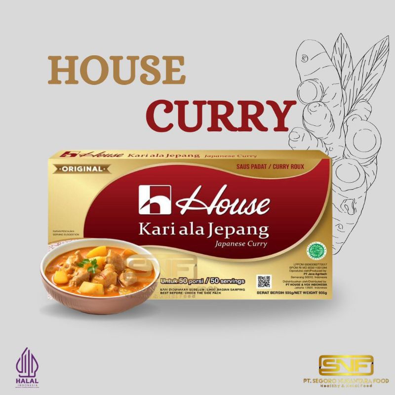 

house kari ala jepang 935 gram | Curry House 935g | Bumbu kari | Saos Pastel