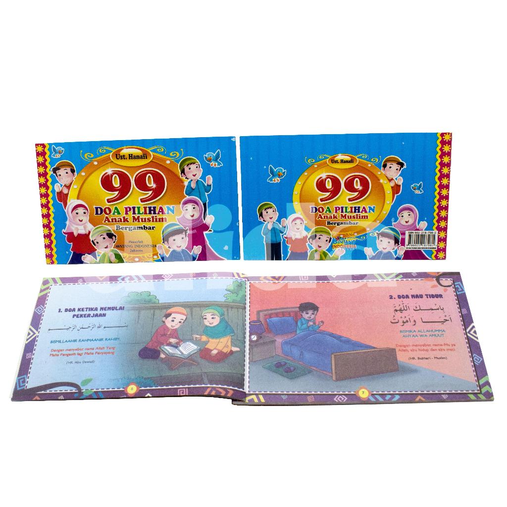 Buku 99 Doa Pilihan Anak Muslim, Doa anak bergambar Bintang Indonesia