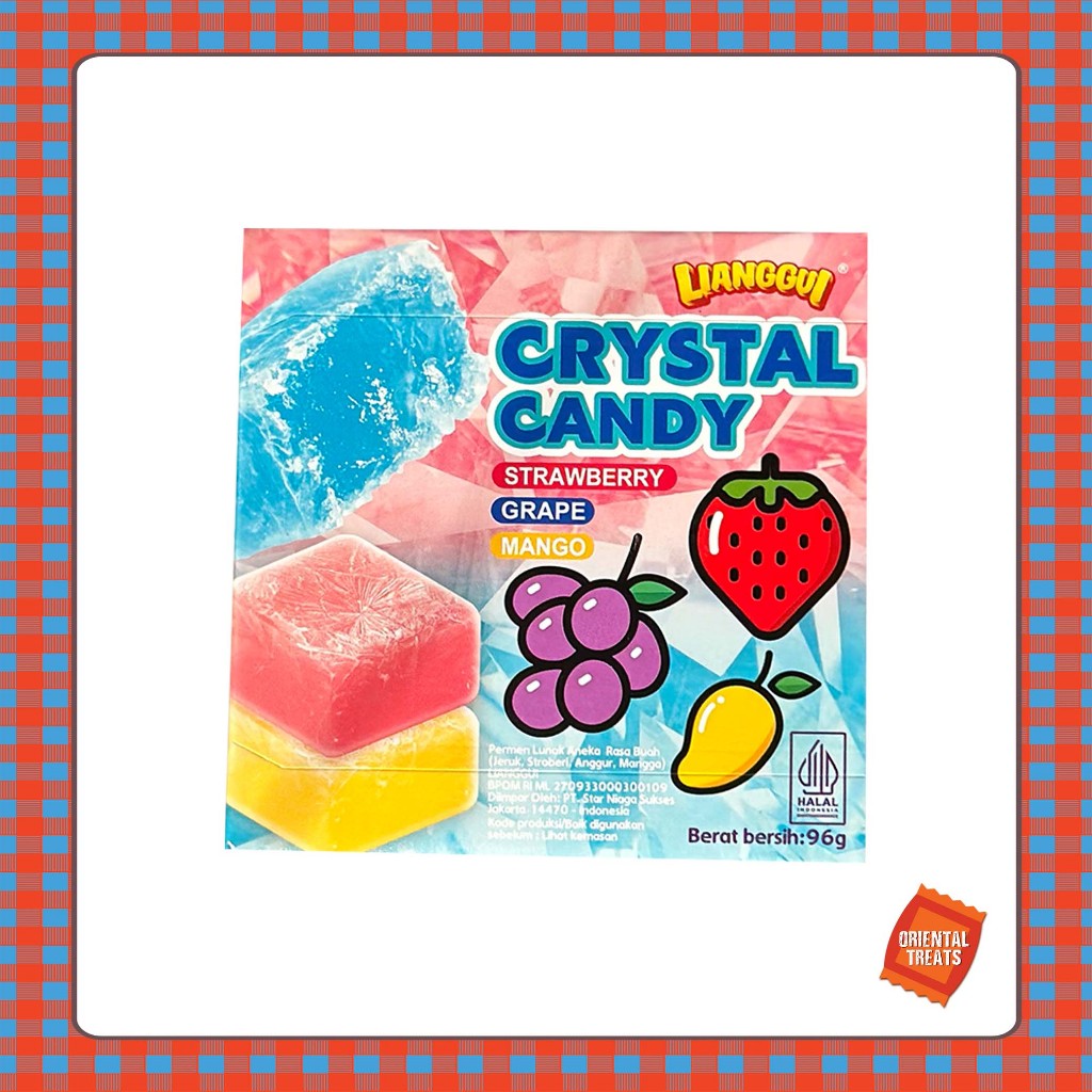 

[HALAL] Lianggui Permen Lunak Crystal Candy dengan 3 Rasa