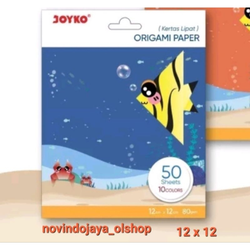 

KERTAS ORIGAMI MEREK JOYKO 10 WARNA 12X12 ISI 50 LEMBAR TERLARIS