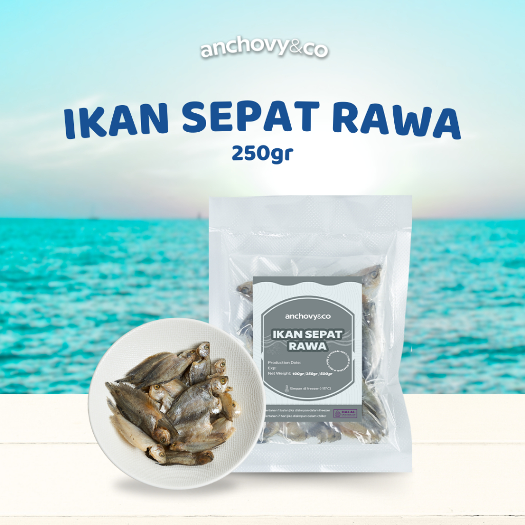 

Ikan Asin Sepat Rawa 250gr | Anchovyandco