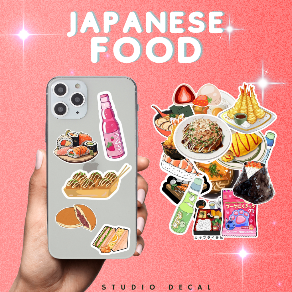 

50PCS+ STIKER JAPANESE FOOD | STICKER JAPANESE FOOD | JAPANESE FOOD STIKER | JAPANESE FOOD | MAKANAN JEPANG | STICKER SUSHI | BISA REQUEST