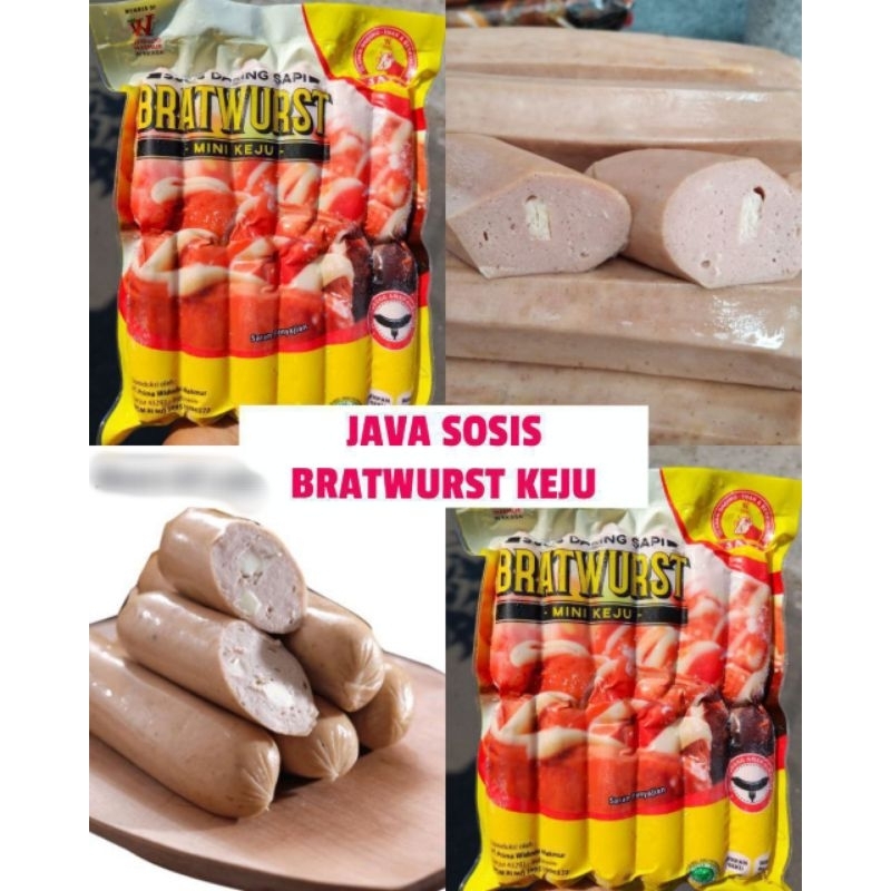 

Mayo Frozen - Java Sosis BRATWURST KEJU 12 pc 500g