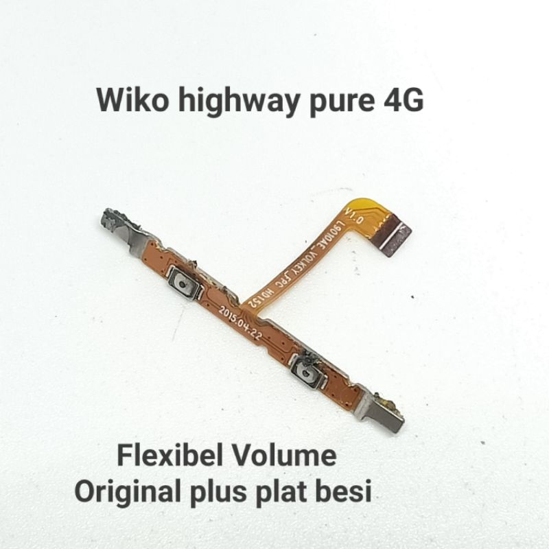 Flexibel Flexible On off volume Wiko highway pure 4G Original Copotan