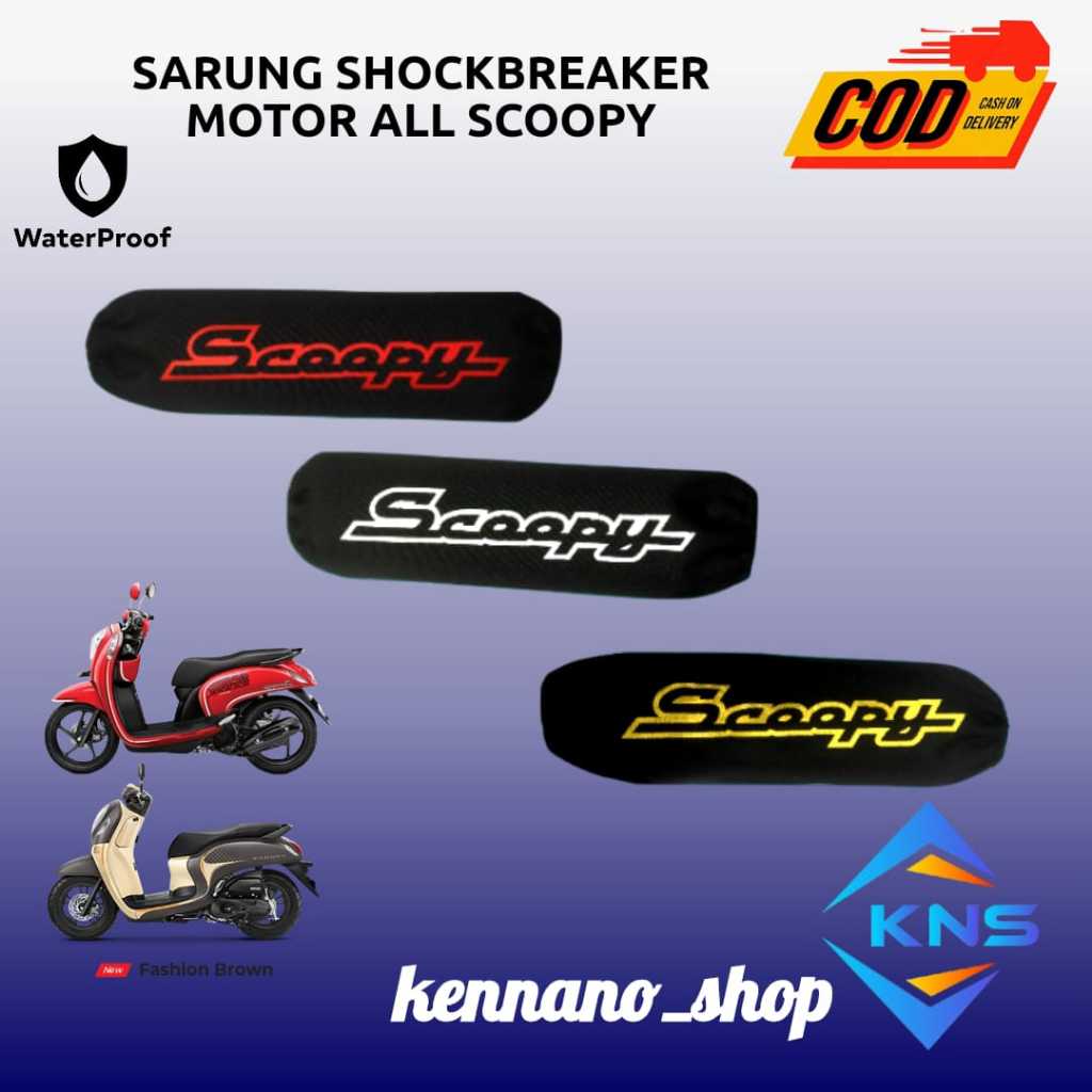 Sarung Shockbreaker cover shockbreaker Motor All Scoopy Waterproof