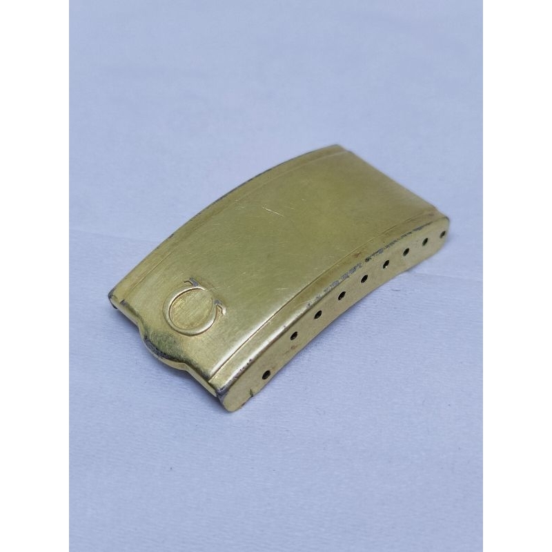 Clasp buckle bracelet Omega vintage swiss watch gold original kunci pengait rantai jam tangan antik 