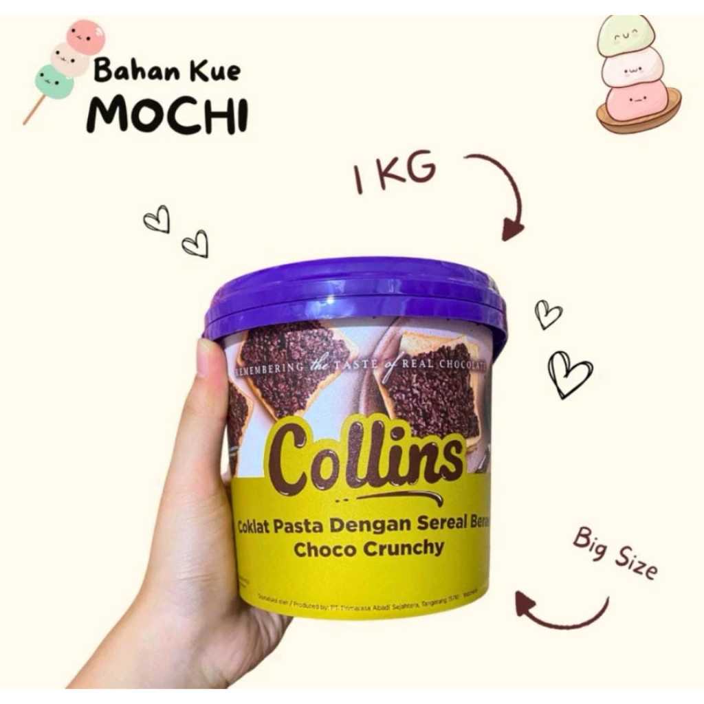 

Collin crunchy kemasan 1 kg / selai collins crunchy