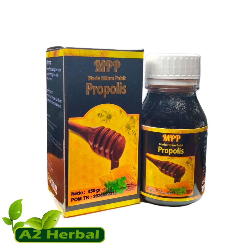 Madu Hitam Pahit Propolis MPP Mujarob 350 Gr ORIGINAL | MPP Madu Hitam Propolis