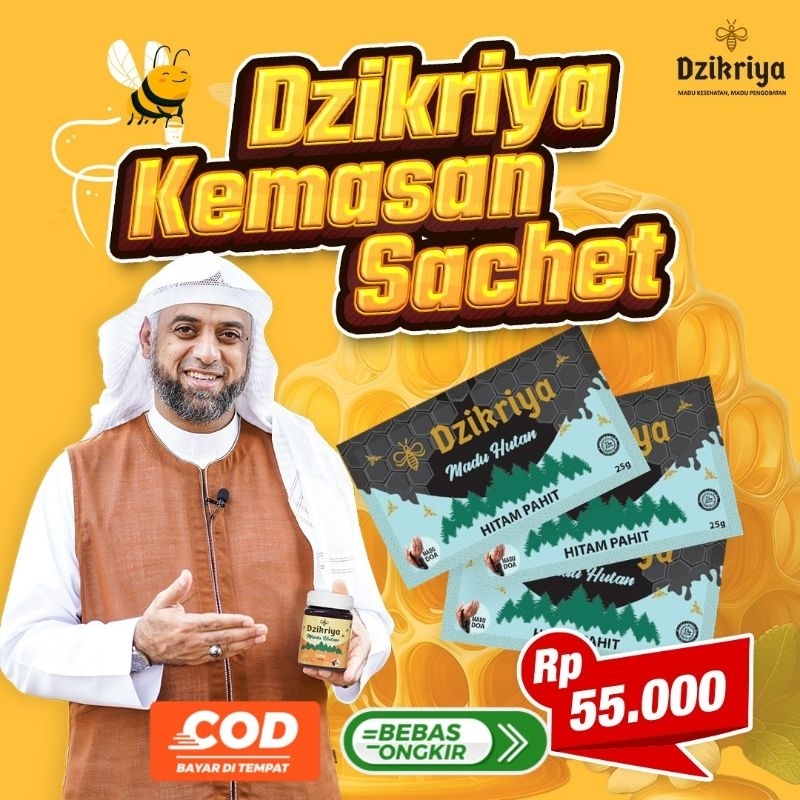 

madu Dzikriya sachet hutan pahit