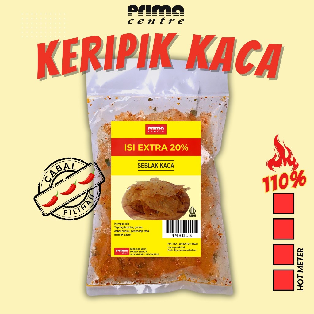 

(PS3) SEBLAK KACA / KERIPIK KACA PEDAS / KRIPCA 40gr