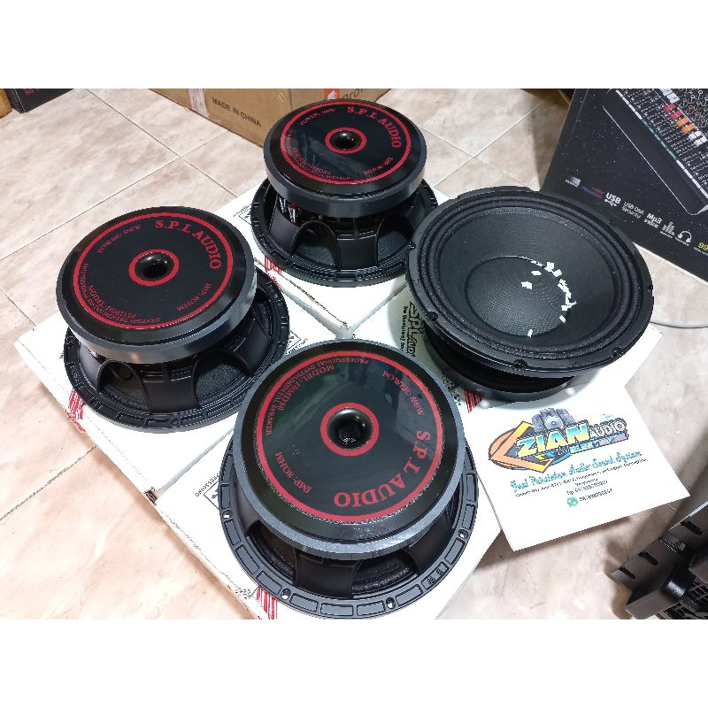 Speaker 10inchi SPL Audio 10MD50 & 10MD100 Original wajib palet kayu