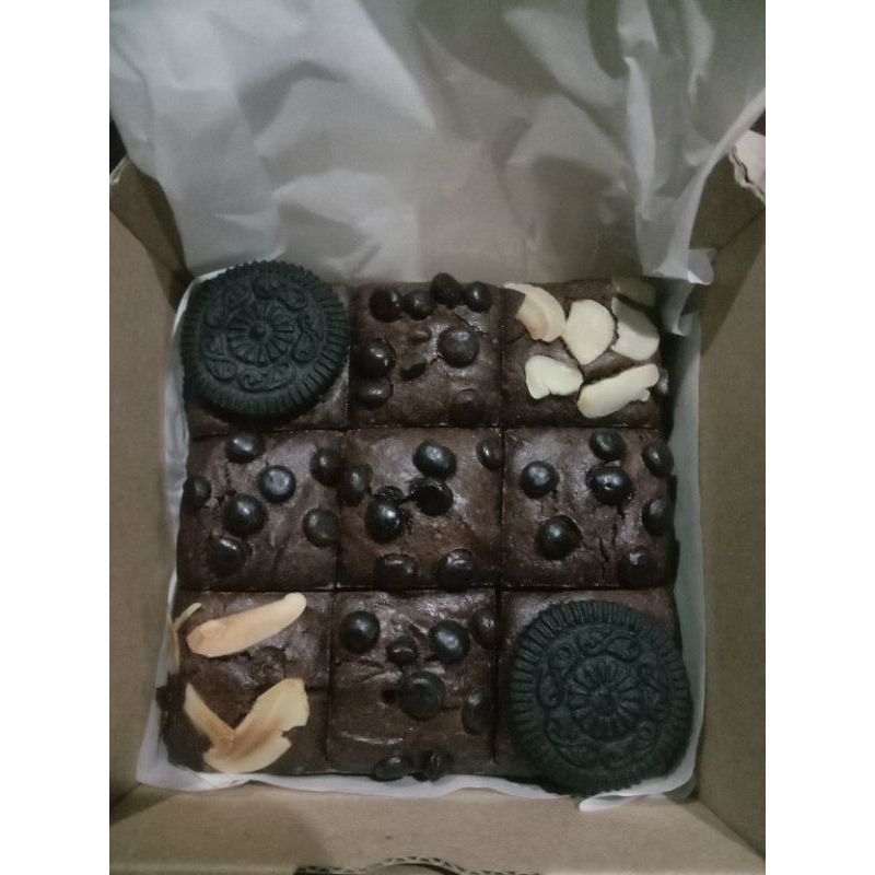 

fudgy brownies coklat mini