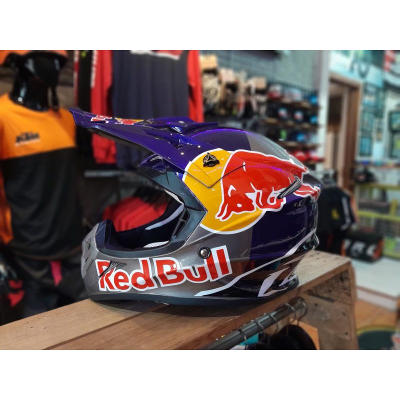 Helm Replika Motorcross Redbull