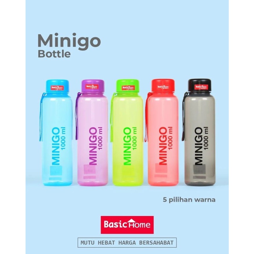 Botol Air Minum 1000 ml Minigo Basic Home by Lion Star