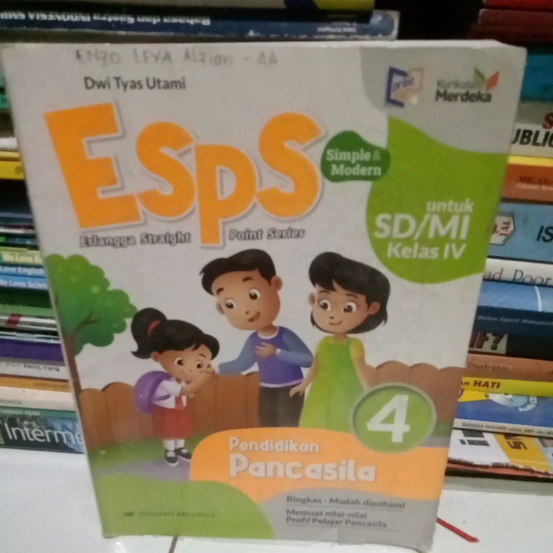 buku esps pendidikan Pancasila kelas 4
