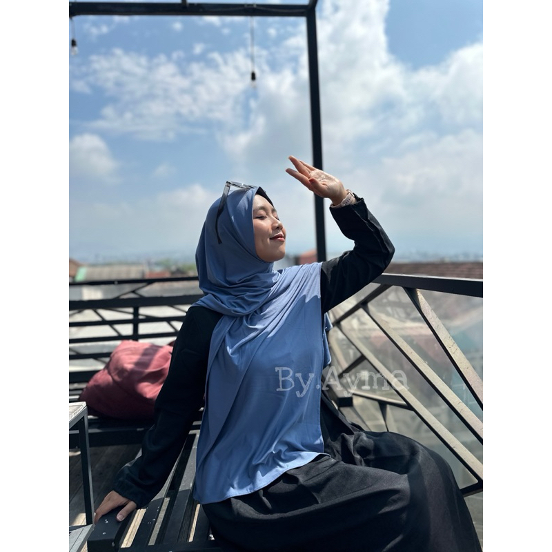 Pashmina Instan Jumbo Jersey premium