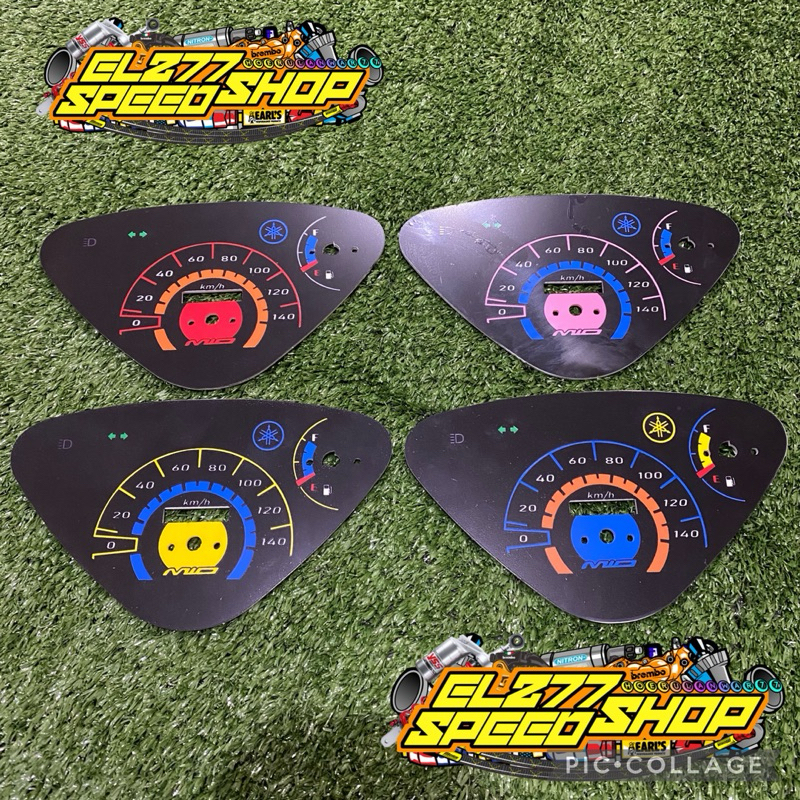 Papan Speedometer Indiglow Kilometer Yamaha Mio Sporty & Mio Smile Speedo Modifikasi Motif Philipine
