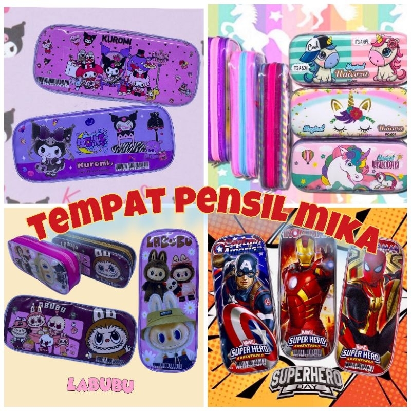 

Tempat pensil anak pencil mika kotak kuromi astronot unicorn