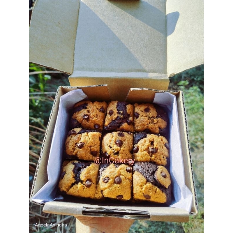 

Browkies brownies softcookies ukuran 10x10 enak murah