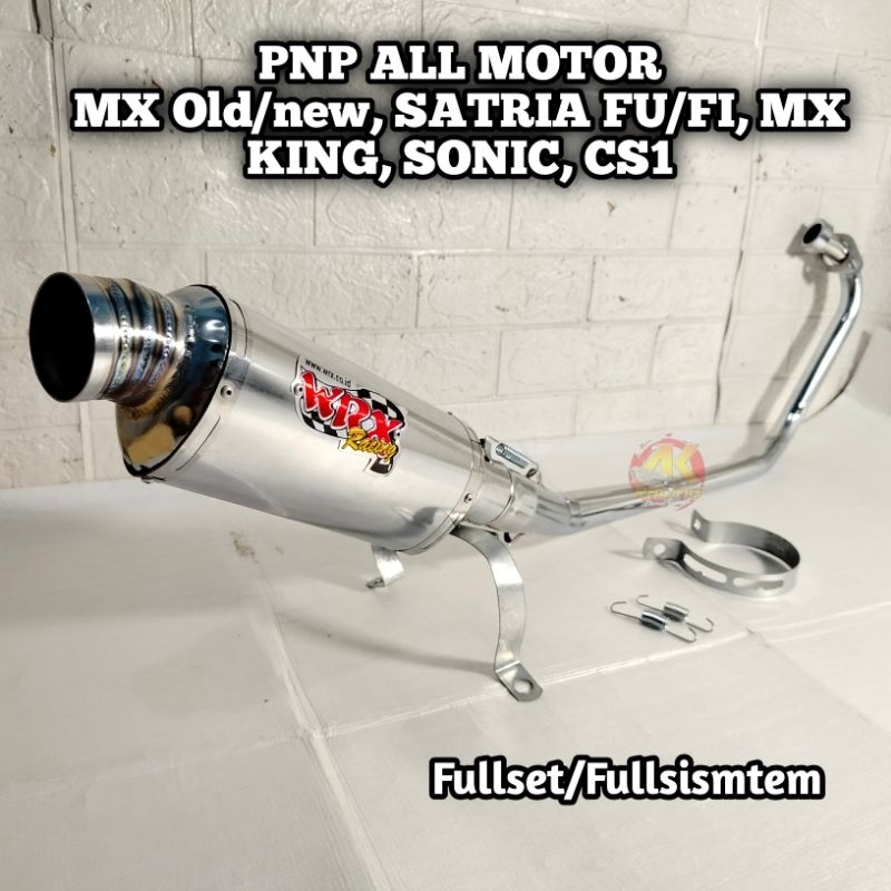 Knalpot Racing WRX OVAL Croome Jupiter MX old MX new SATRIA FU, SATRIA FACELIFT FI, SONIC, CS1, MX K