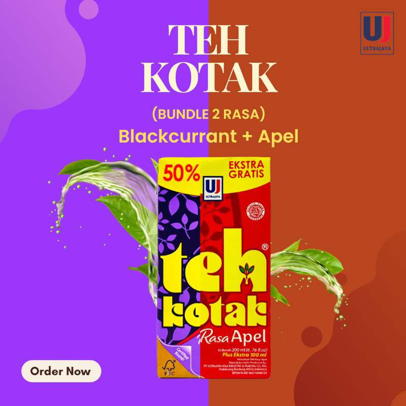 

Bundling Teh Kotak Blackcurrent dan Apel