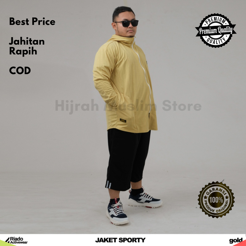 Jaket Kurta Sweater Hoodie Jakurta Swoodie Longline by Rosal