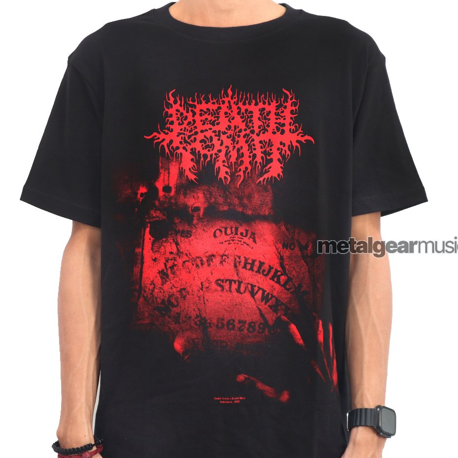 Metalgear merch Tshirt Death Vomit - The Prophecy Bm Katun S-3XL Kaos pria Original 100%