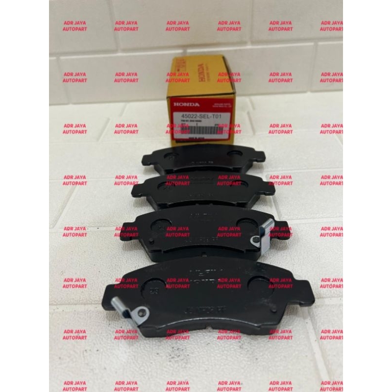Kampas Rem Depan Jazz City 2003-2007 1set 4pcs Original 45022-SEL-T01