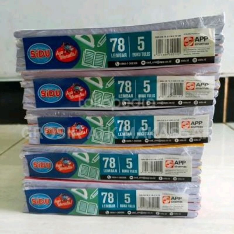 

buku tulis SINAR DUNIA ISI 78 Lembar