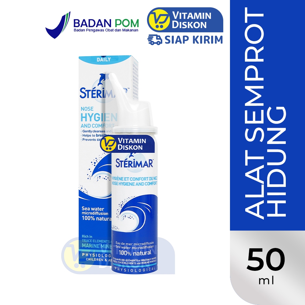 STERIMAR NOSE HYGIENE AND COMFORT 50ML - Semprotan Pembersih Hidung Anak dan Dewasa