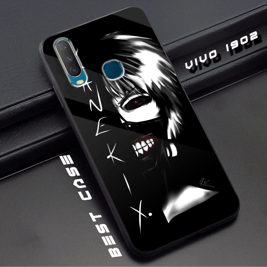 Case VIVO 1902 - Casing Hp VIVO 1902 - Motif ( KEN ) - Silikon Hp  VIVO 1902 - Softcase Glass Kaca -