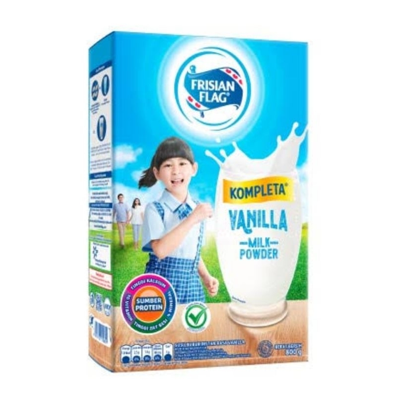 

Susu Bubuk Bendera Kompleta Vanila 800 gram Frisian Flag