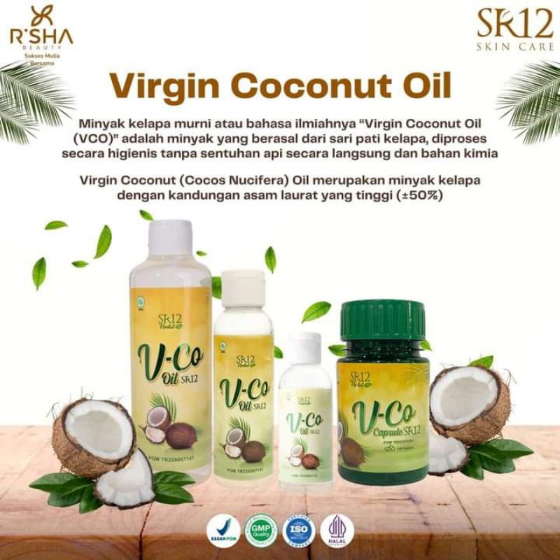 

VCO SR12 - Minyak Kelapa Sejuta Manfaat - Virgin Coconut Oil - Minyak Urut