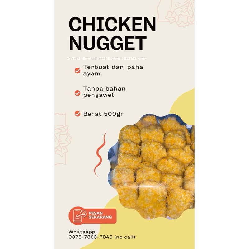 

Chicken Nugget Homemade Tanpa Pengawet