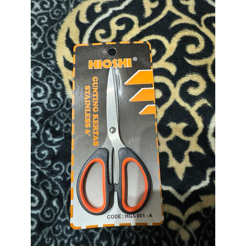 

HIOSHI Gunting Hioshi Gunting Kertas Stainless Steel 6" Gunting Serbaguna Hioshi 6