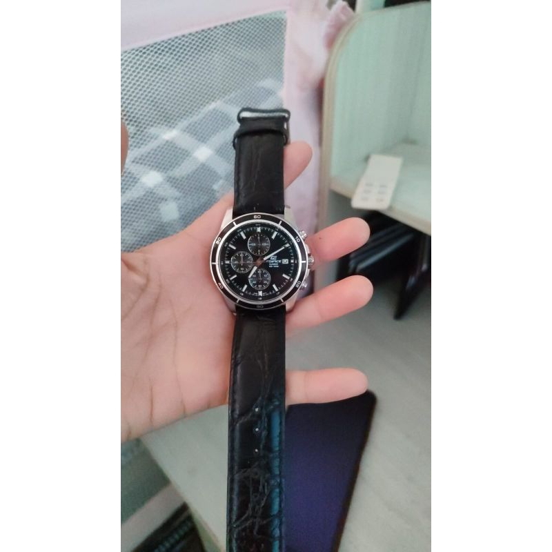 PRELOVED jam tangan casio edifice hitam original