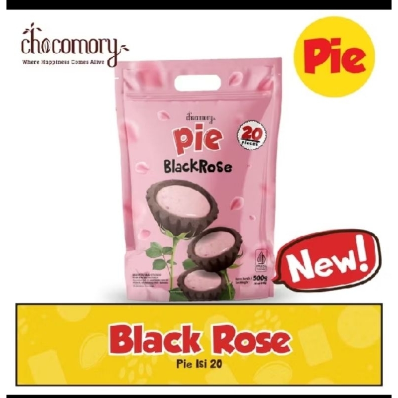 

Pie Chocomory rasa Black Rose isi 20pcs