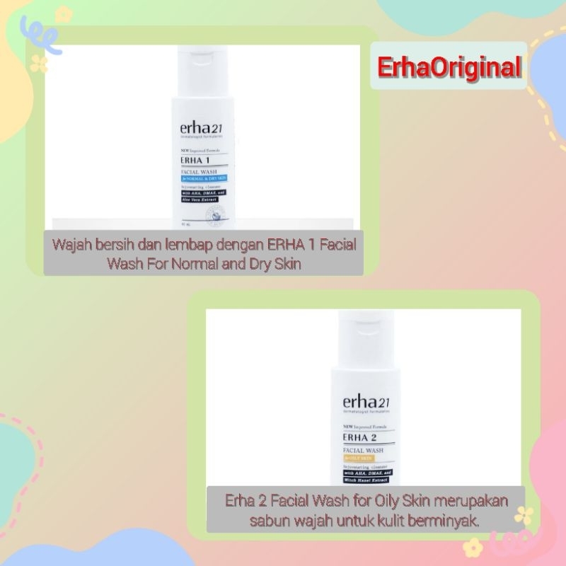 ERHA1 & ERHA 2 - Facial Wash