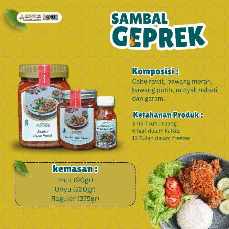 

Sambal Geprek Tinskitchen