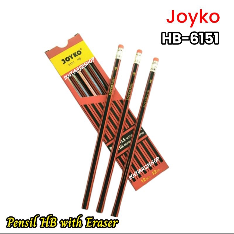 

1 Pack Pensil/Pencil Joyko HB-6151 isi 12 pcs